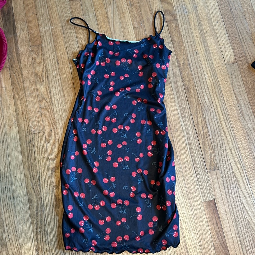 a cherry dress
